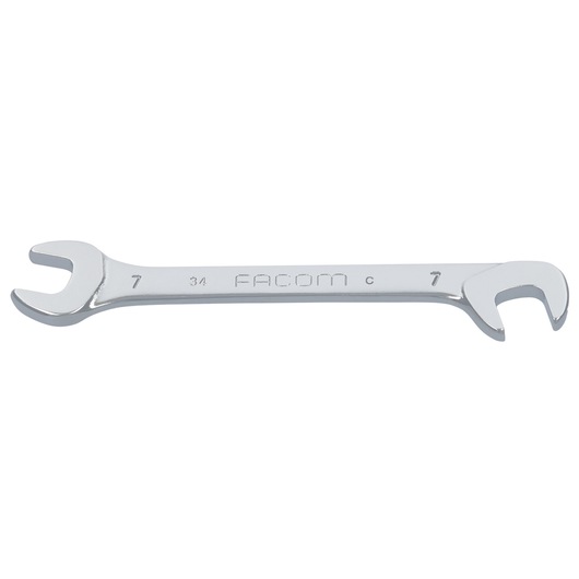 Midget double open-end wrench, 7 mm