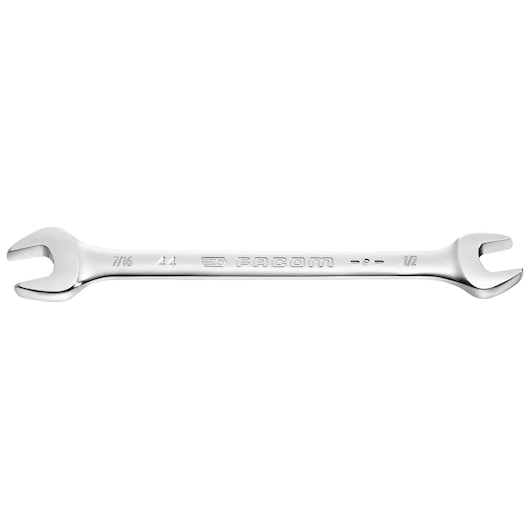 Double open-end wrench, 1/2" x 9/16"