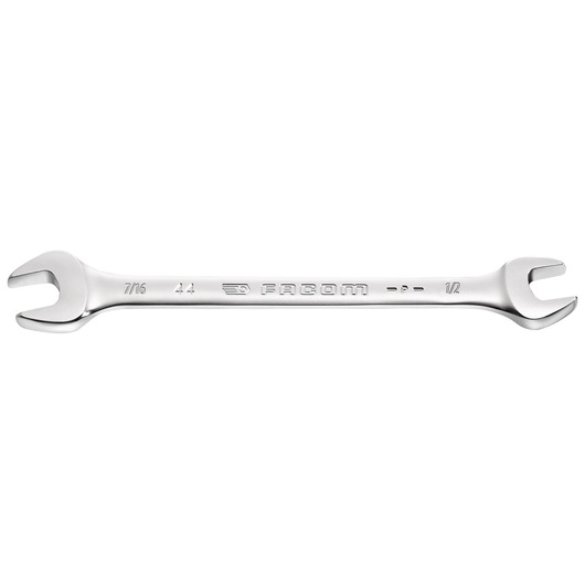 Double open-end wrench, 3/4" x 13/16"
