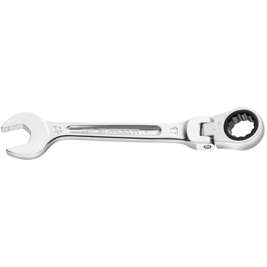 Flex-head ratchet wrench, 8 mm