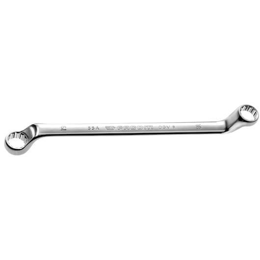 Double offset-ring wrench, 8 x 10 mm