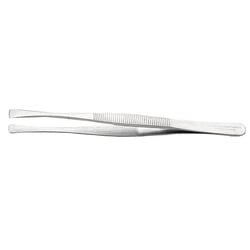 Tweezers "high precision" straight model - wide flat nose