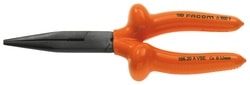 VSE series 1,000 Volt insulated long semi-round nose pliers