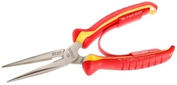 185A-195A.VE - 1,000 Volt insulated long half-round nose pliers