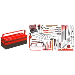 112-piece set of general services tools - metal toolbox