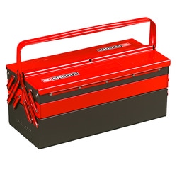 96-piece set of industrial maintenance tools - 5-compartment metal box