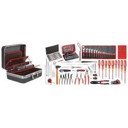 Zestaw dla elektromechaników — 120 narzędzi, walizka