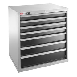 Heavy-duty industrial unit with 7 drawers