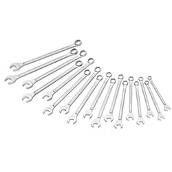40.LA- Metric standard and long-reach combination wrenches set