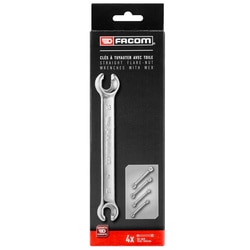 SET OF 4 METRIC FLARE-NUT WRENCHES