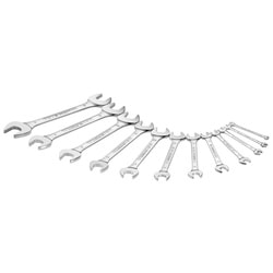 44 - Metric open ring wrench sets