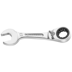 467BS - Short metric ratchet combination wrenches