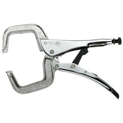 C-clamp arc-welding lock-grip pliers