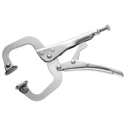 Long-reach C-clamp lock-grip pliers
