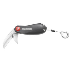Twin-blade electricians knife with plastic handle - SLS