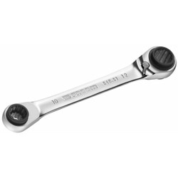 64C - Metric multi-opening straight ratchet ring wrenches