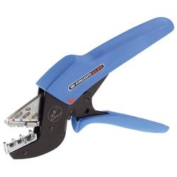 SERKAN® ratchet crimping pliers for insulated terminals with locator