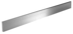 Non graduated solid stainless steel ruler