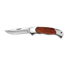 Messer mit Klingensicherung und Holzheft