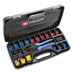 All in One electricians / Industrial mobile crimping pliers set