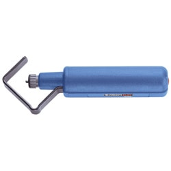 Rotary sheath and insulation stripping tool