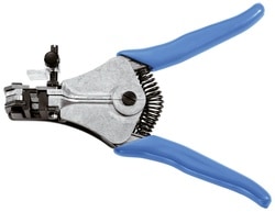 Automatic lateral wire strippers