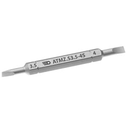 Short screwdriver blade 1/4`` slotted 3.5-4mm 67mm