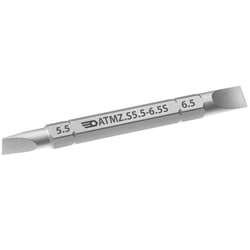 Short screwdriver blade 1/4`` slotted  5.5-6.5mm 67mm