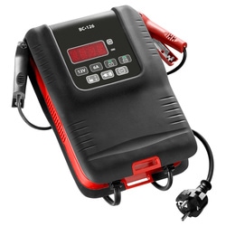 Fast battery charger 12 Volts 6 Amperes for LV, LCV and motorcycles