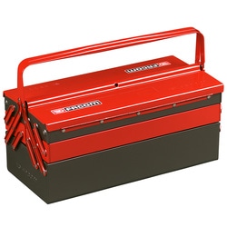 5-tray metal tool box