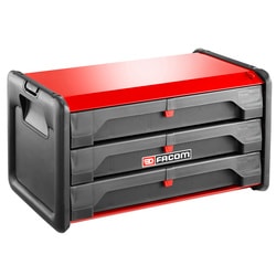 Bi-material toolbox - 3 drawers 