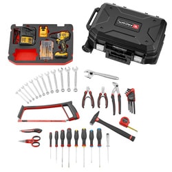 68-piece set of industrial maintenance tools  - rolling case
