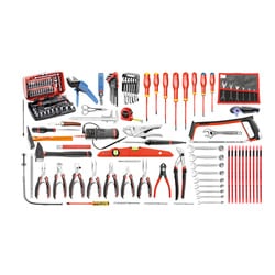 Zestaw dla elektroników — 120 narzędzi