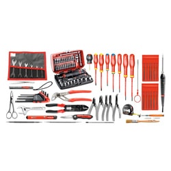 94-piece set of electricians tools