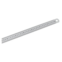 DELA.1056 - Stainless steel semi-rigid long rulers - 1 side