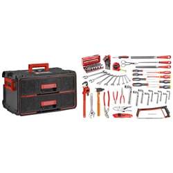79-piece set of general services tools - 2-drawer Tough System toolbox