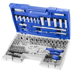 EXPERT  1/4" & 1/2" socket and accessory set - 98 pieces