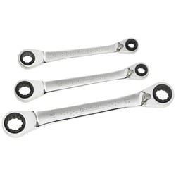 EXPERT  Set of 3 "4-in-1" ratchets - mm