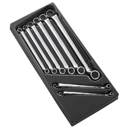 EXPERT  Module of 8 offset ring wrenches - Metric
