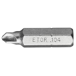 ETOR - Inserti standard serie 1 per viti a impronta Torq Set®