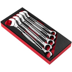 5 OGV® combination wrenches sizes 27 to 22 and 34 mm in foam tray