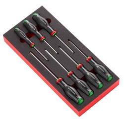 7-piece set of Protwist® screwdrivers in foam tray