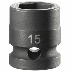 NSS.A - Chaves de caixa Impacto curta 1/2" sextavadas 15mm