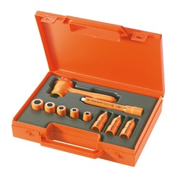 Set of 10 VSE series 1,000 Volt insulated tools