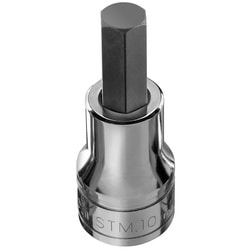 STM - Vasos destornilladores de 1/2" para tornillos huecos 6 caras métricos