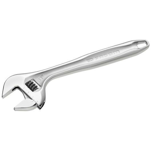 Adjustable wrench, 12", Quick Adjust, metal
