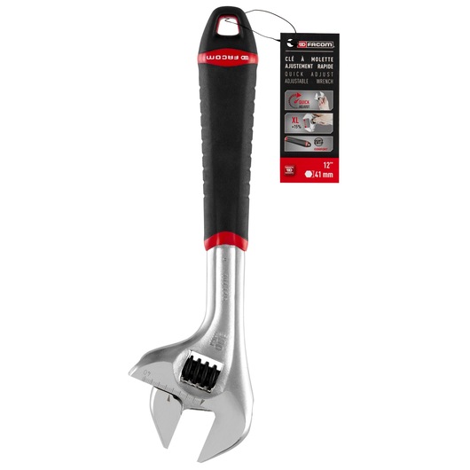 12 in. Quick Adjust Bi-Material Wrench