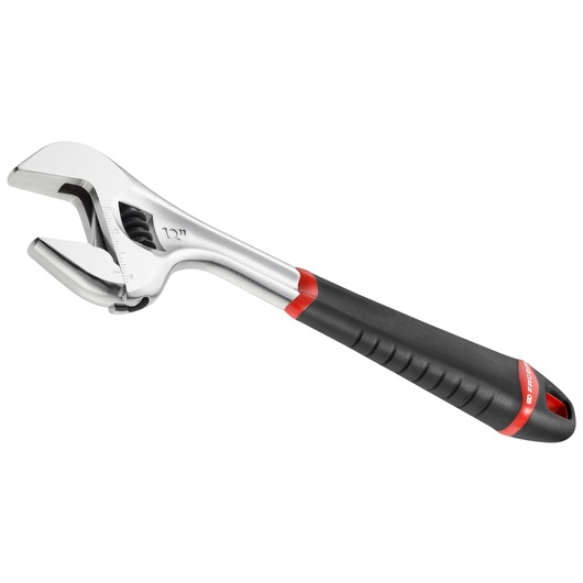 Adjustable wrench, 15", Quick Adjust, bi-material