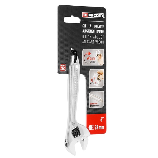 6 in. Quick Adjust Metal Wrench