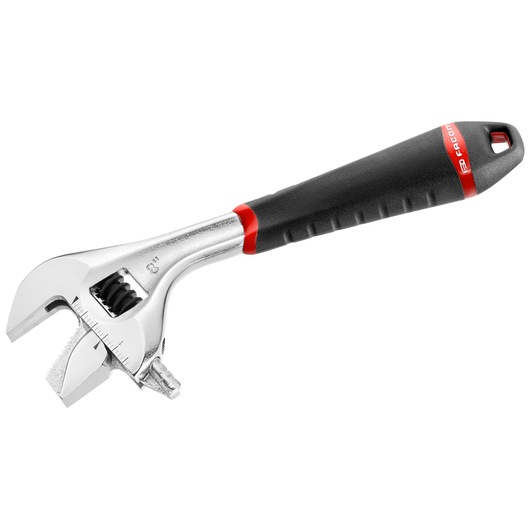 8 in. Metal Adjustable Wrench, Reversible